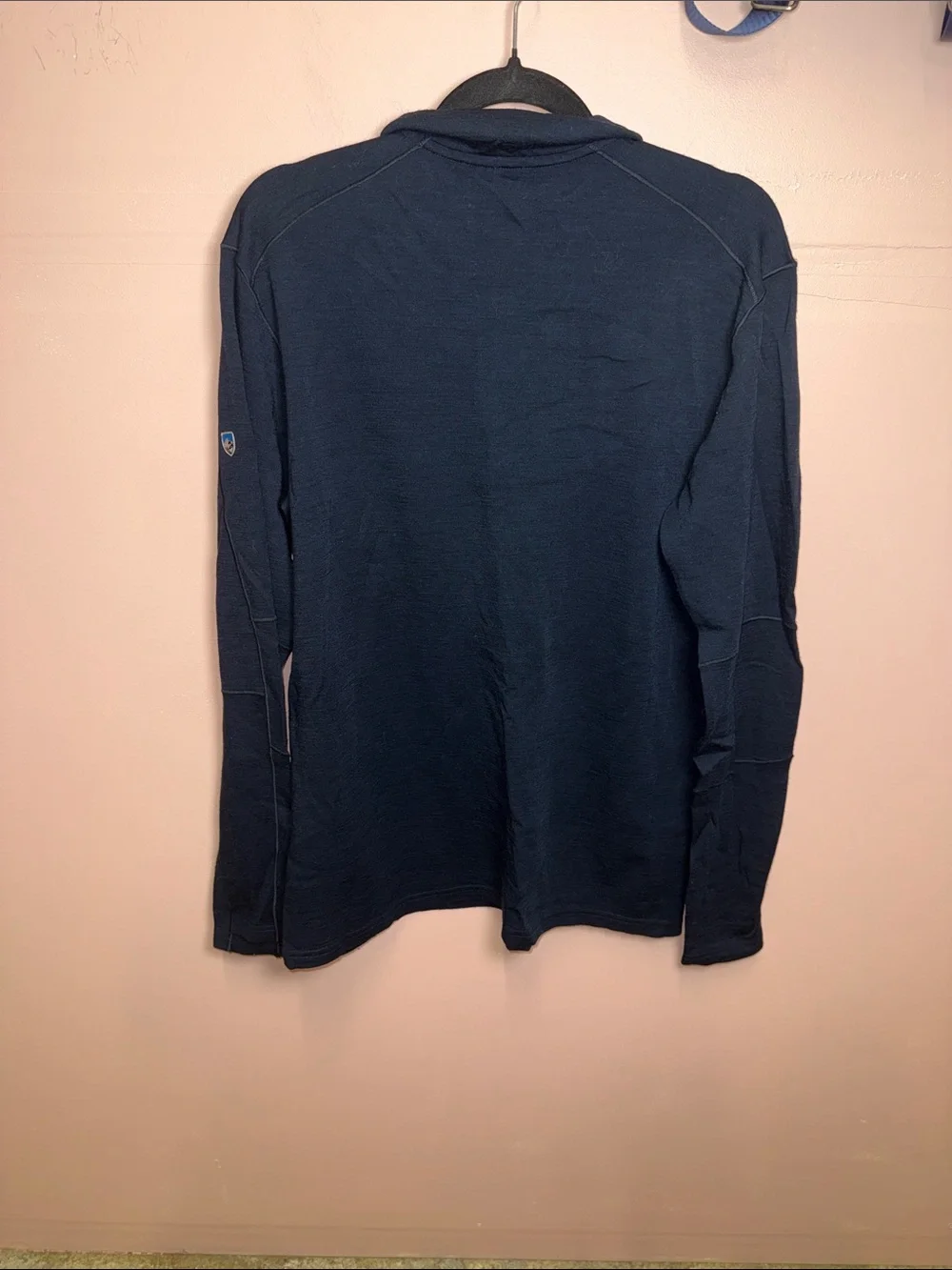 Kuhl Invigoratr Merino Wool 1/4 Zip Aeroknit Long Sleeve Size Large Mens